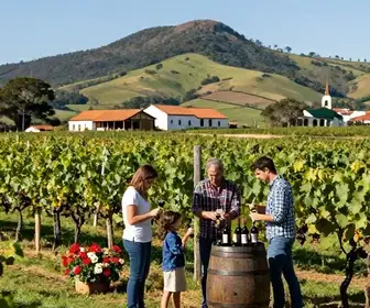 Explorando Vinícolas em Caxias do Sul: Diversão em Família